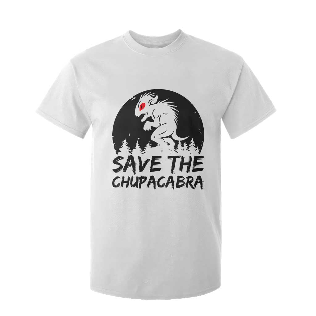 Chupacabra T Shirt For Kid Funny Cryptid Save The Goat Sucker Gift TS12 White Print Your Wear