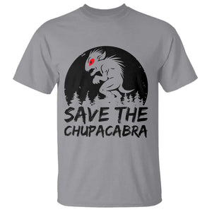 Chupacabra T Shirt Funny Cryptid Save The Goat Sucker Gift TS12 Sport Gray Print Your Wear