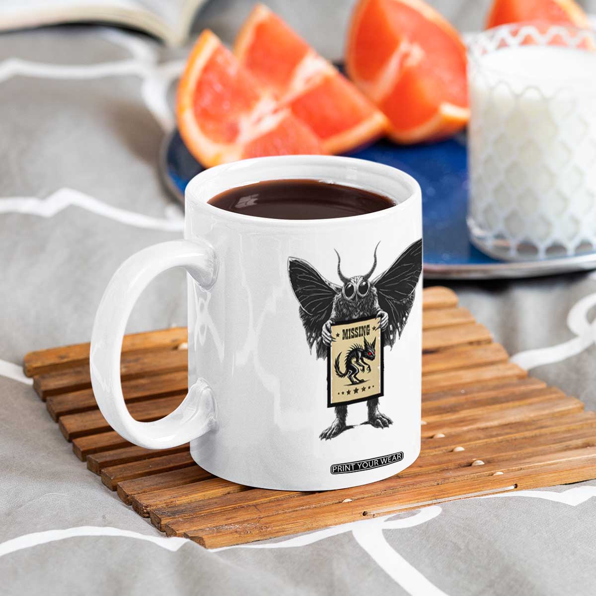 Mothman Missing Chupacabra Coffee Mug Funny Cryptid Gift TS12 Print Your Wear