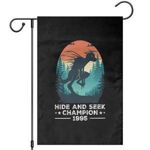 Chupacabra Garden Flag Gothic Humor Hide And Seek Champion Gift TS12 Black Print Your Wear