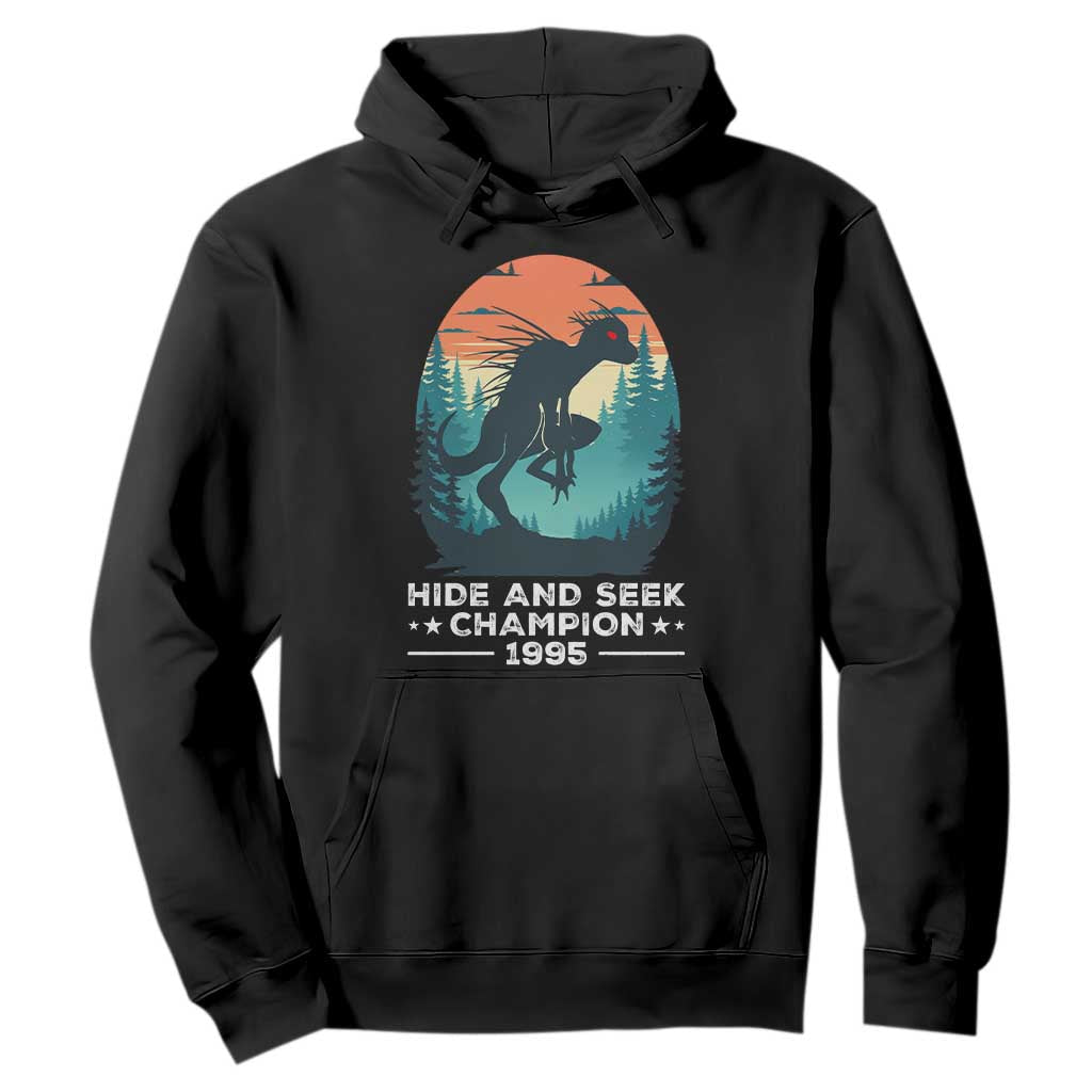 Chupacabra Hoodie Gothic Humor Hide And Seek Champion Gift TS12 Black Print Your Wear