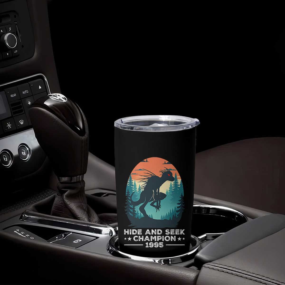 Chupacabra Tumbler Cup Gothic Humor Hide And Seek Champion Gift TS12 Print Your Wear
