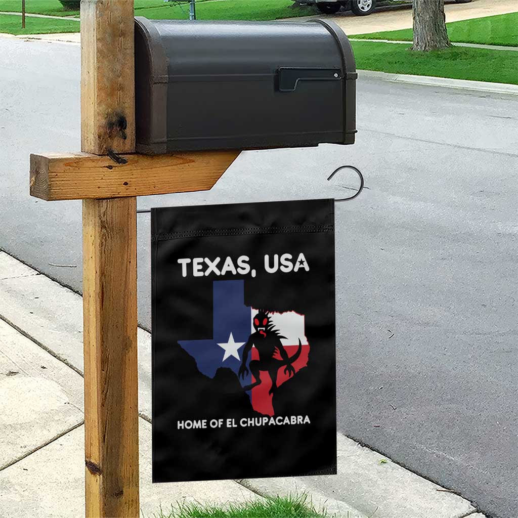 Chupacabra Texas Garden Flag Home Of El Chupacabra Gothic Horror Gift TS12 Print Your Wear