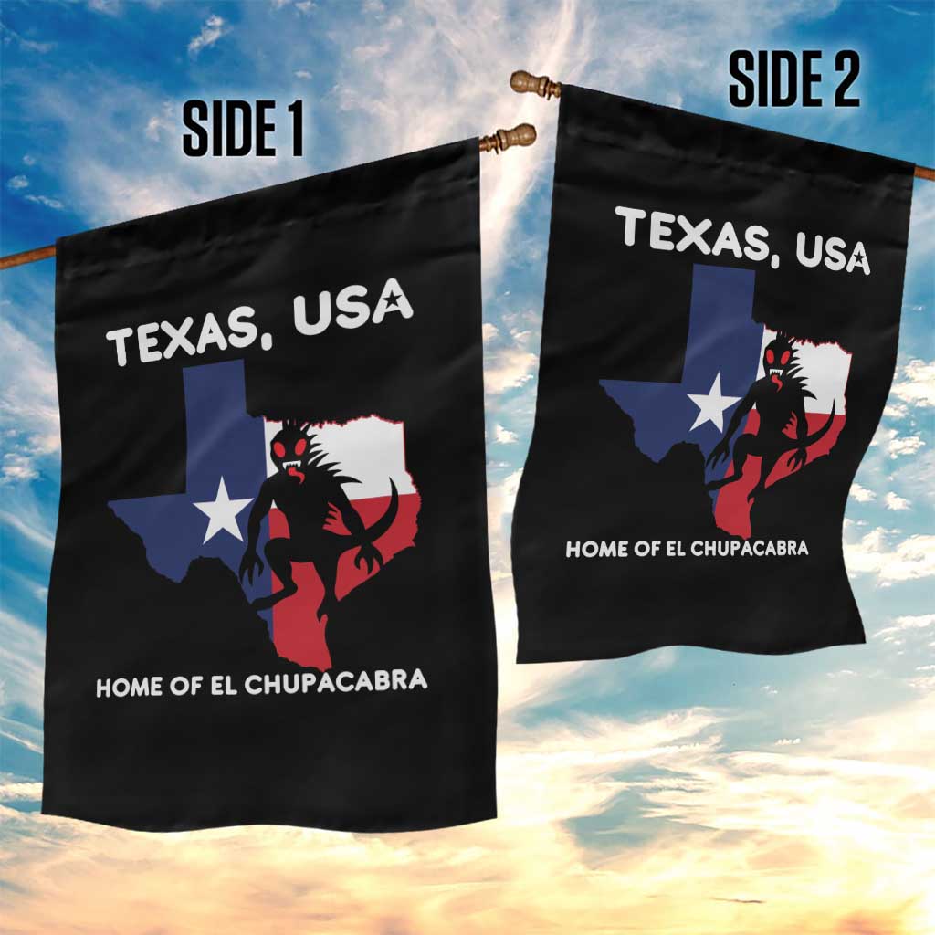 Chupacabra Texas Garden Flag Home Of El Chupacabra Gothic Horror Gift TS12 Print Your Wear