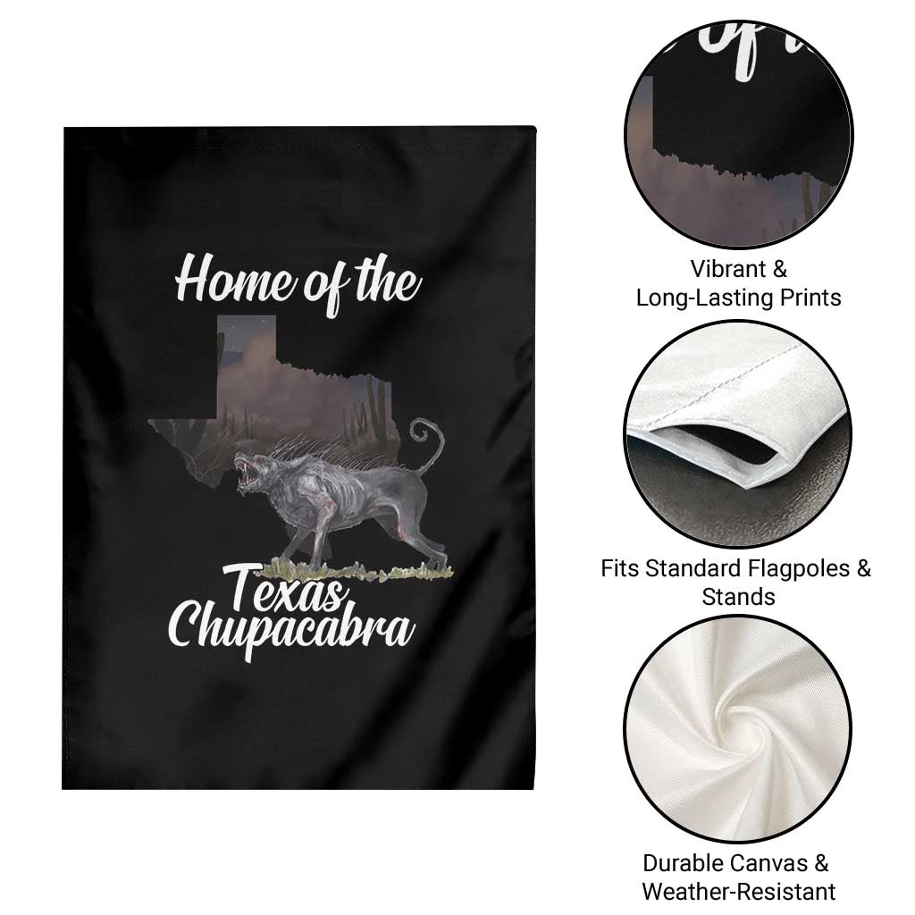 Chupacabra Garden Flag Home Of The Texas Gothic Folklore Gift TS12 Print Your Wear