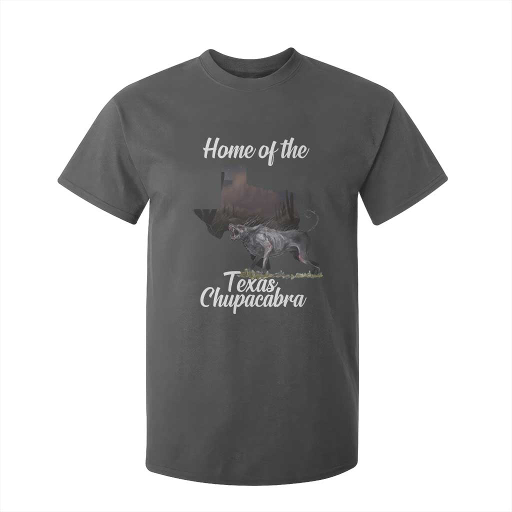 Chupacabra T Shirt For Kid Home Of The Texas Gothic Folklore Gift TS12 Dark Heather Print Your Wear