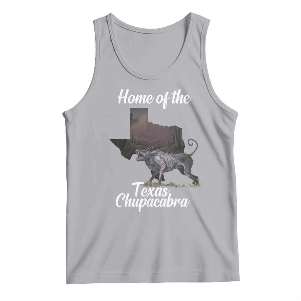 Chupacabra Tank Top Home Of The Texas Gothic Folklore Gift TS12 Athletic Heather Print Your Wear