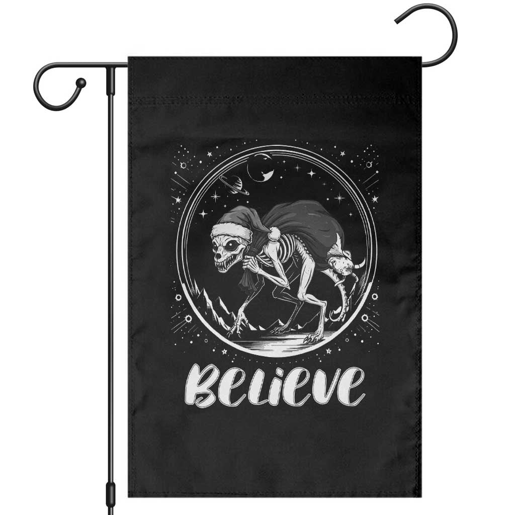 Chupacabra Garden Flag Funny Believe Christmas Cryptid Gift TS12 Black Print Your Wear