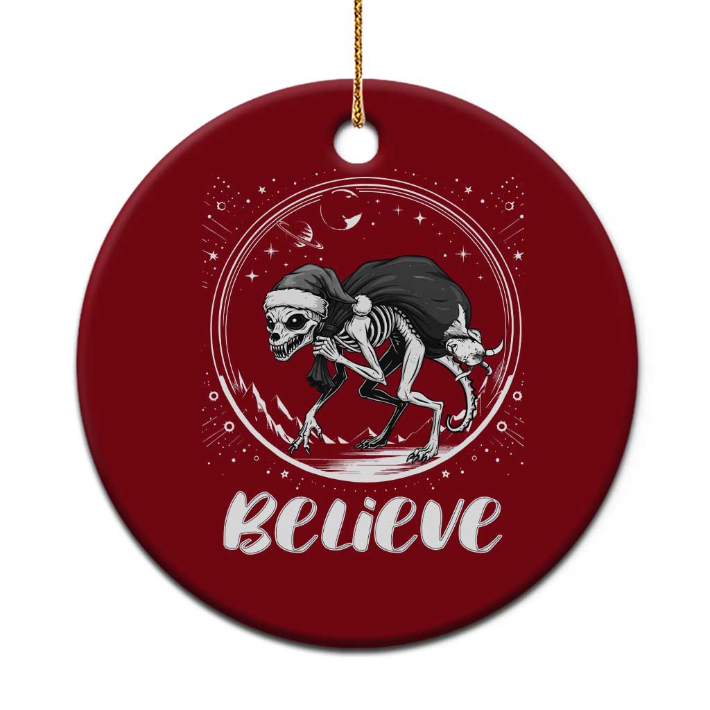 Chupacabra Ceramic Ornament Funny Believe Xmas Cryptid Gift TS12 1pc Red Print Your Wear