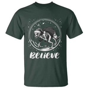 Chupacabra T Shirt Funny Believe Christmas Cryptid Gift TS12 Dark Forest Green Print Your Wear