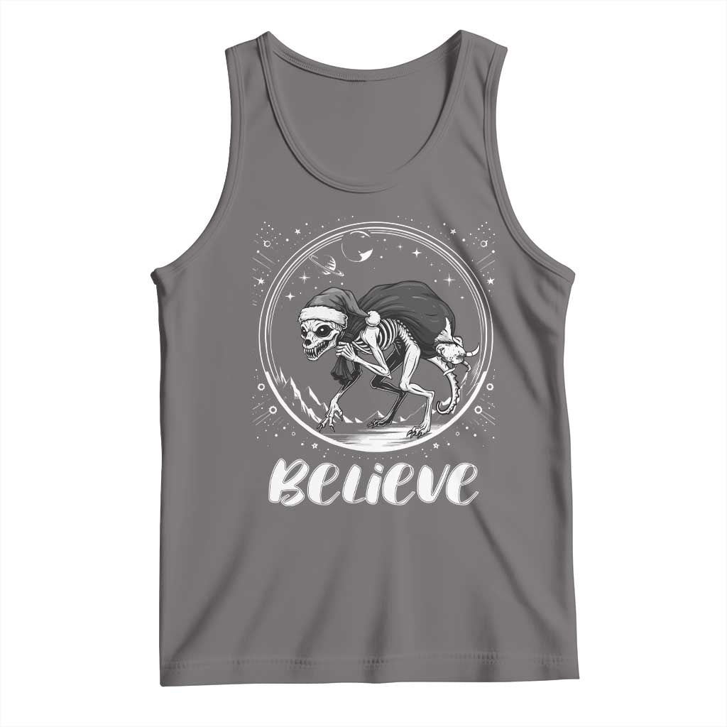 Chupacabra Tank Top Funny Believe Christmas Cryptid Gift TS12 Deep Heather Print Your Wear