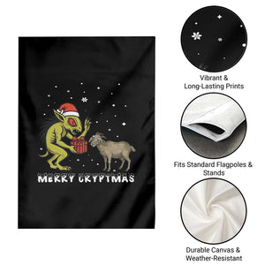 Funny Chupacabra Garden Flag Merry Cryptmas Christmas Gift TS12 Print Your Wear