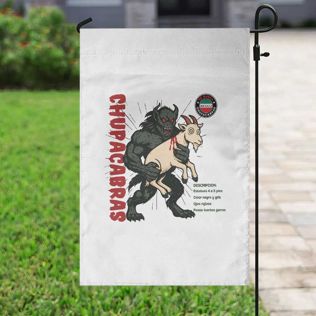 Chupacabra Garden Flag Vintage Horror Cryptid Gift TS12 Print Your Wear