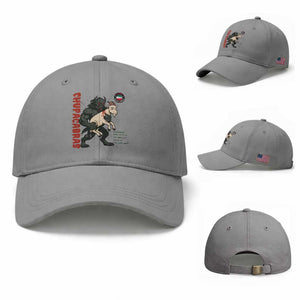 Chupacabra Baseball Cap Vintage Horror Cryptid Gift TS12 Baseball Cap Universal Fit Sport Gray Print Your Wear