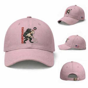 Chupacabra Baseball Cap Vintage Horror Cryptid Gift TS12 Baseball Cap Universal Fit Light Pink Print Your Wear