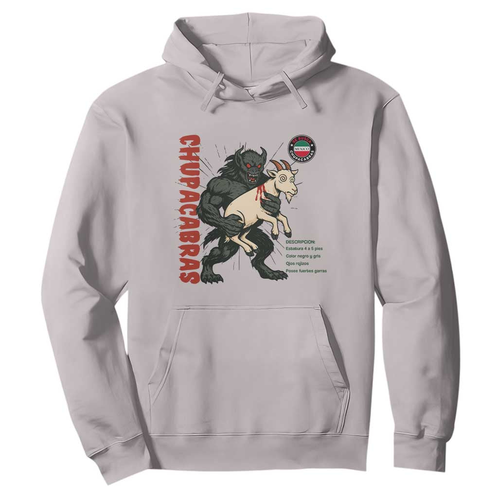 Chupacabra Hoodie Vintage Horror Cryptid Gift TS12 Ice Gray Print Your Wear