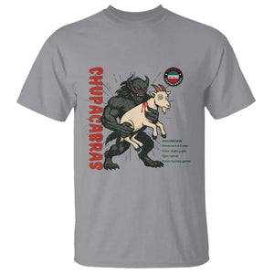 Chupacabra T Shirt Vintage Horror Cryptid Gift TS12 Sport Gray Print Your Wear