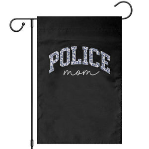 Police Mom Blue Floral Coquette Garden Flag Law Enforcement Gift