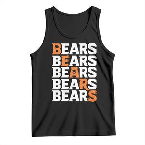 Wild Bear Claws Outdoor Tank Top Grizzly Bear Stacked Typography