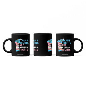 Trans Rights Are Human Rights Coffee Mug Christmas LGBTQ Supporter Gift TS12 Print Your Wear