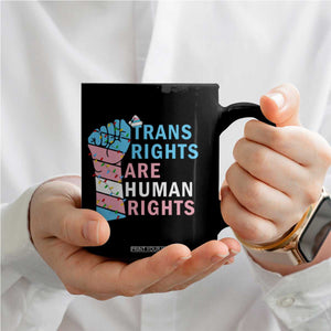 Trans Rights Are Human Rights Coffee Mug Christmas LGBTQ Supporter Gift TS12 Print Your Wear