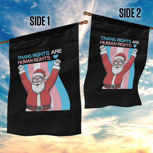 Christmas Trans Rights Are Human Rights Garden Flag LGBTQ Advocate TS12 Print Your Wear