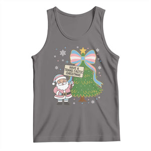 Have A Trans Tastic Christmas Tank Top Transgender Pride TS12 Deep Heather Print Your Wear