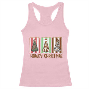 Howdy Christmas Racerback Tank Top Funny Western Xmas Tree Rodeo Fan Gift TS12 Light Pink Print Your Wear