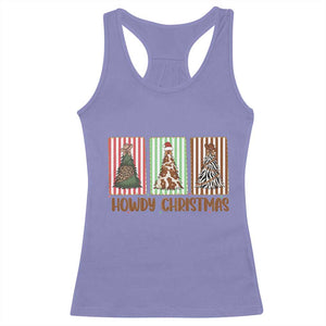 Howdy Christmas Racerback Tank Top Funny Western Xmas Tree Rodeo Fan Gift TS12 Violet Print Your Wear