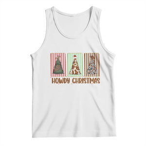 Howdy Christmas Tank Top Funny Western Xmas Tree Rodeo Fan Gift TS12 White Print Your Wear