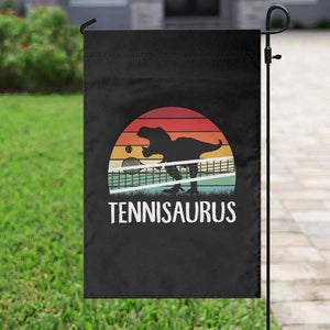 Funny Dinosaur Tennis Player Gift Garden Flag Tennisaurus TS12 Print Your Wear