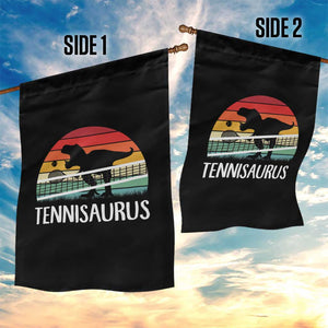 Funny Dinosaur Tennis Player Gift Garden Flag Tennisaurus TS12 Print Your Wear