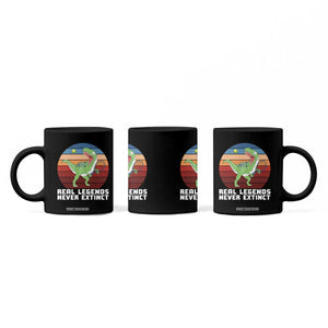Retro Dinosaur Tennis Player Coffee Mug Real Legends Never Extinct TS12 Print Your Wear