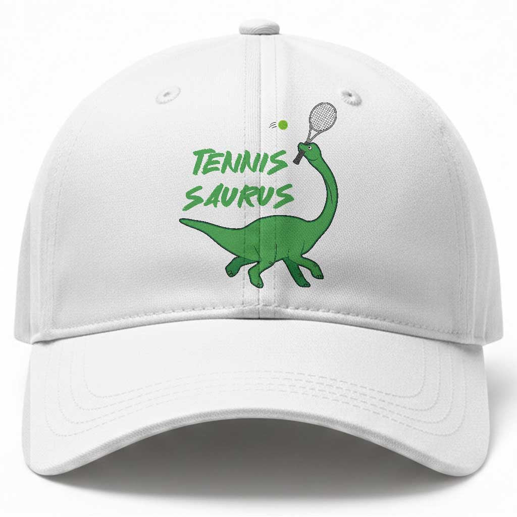 Funny Tennis Dinosaur Tennis Lover Baseball Cap Gift For Tennis Fans TS12 Print Your Wear