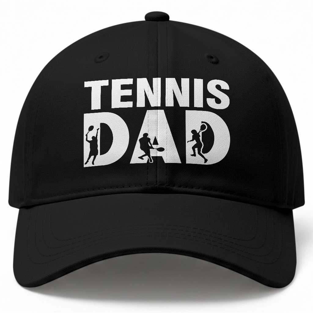 Funny Tennis Dad Life Baseball Cap Tennis Player Gift TS12 Print Your Wear