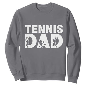 Funny Tennis Dad Life Sweatshirt Tennis Player Gift TS12 Charcoal Print Your Wear