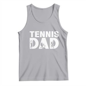 Funny Tennis Dad Life Tank Top Tennis Player Gift TS12 Athletic Heather Print Your Wear
