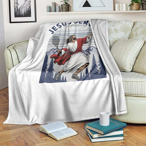 Christian Tennis Lover Gift Throw Blanket Funny Christian Gift TS12 Print Your Wear