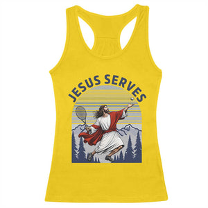 Christian Tennis Lover Gift Racerback Tank Top Funny Christian Gift TS12 Daisy Print Your Wear