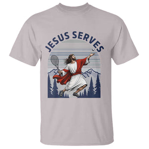 Christian Tennis Lover Gift T Shirt Funny Christian Gift TS12 Ice Gray Print Your Wear