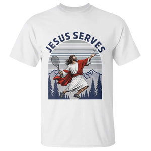 Christian Tennis Lover Gift T Shirt Funny Christian Gift TS12 White Print Your Wear