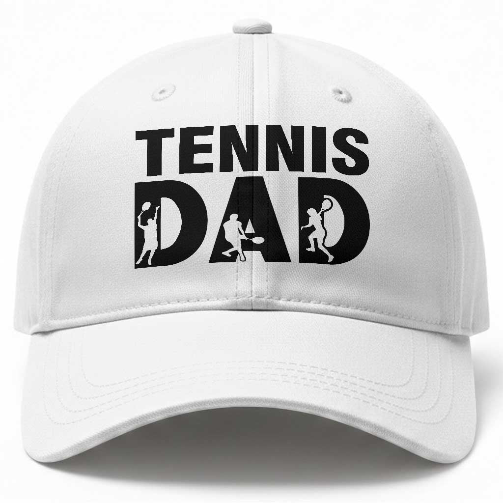 Funny Tennis Dad Life Baseball Cap Sport Lover Gift TS12 Print Your Wear
