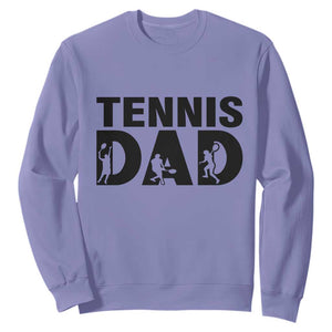Funny Tennis Dad Life Sweatshirt Sport Lover Gift TS12 Violet Print Your Wear