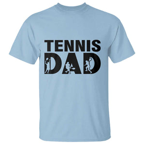 Funny Tennis Dad Life T Shirt Sport Lover Gift TS12 Light Blue Print Your Wear