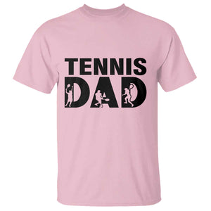 Funny Tennis Dad Life T Shirt Sport Lover Gift TS12 Light Pink Print Your Wear
