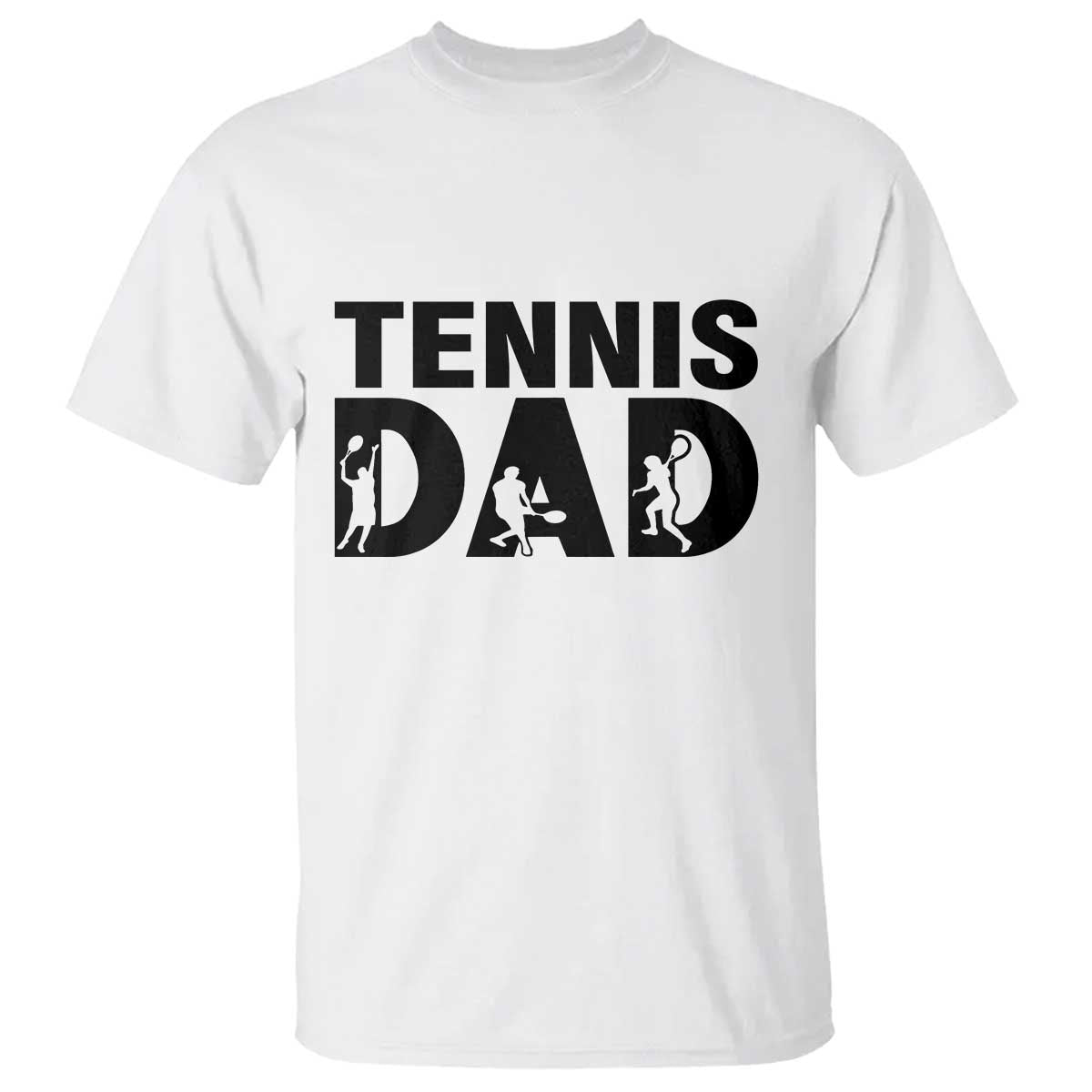 Funny Tennis Dad Life T Shirt Sport Lover Gift TS12 White Print Your Wear