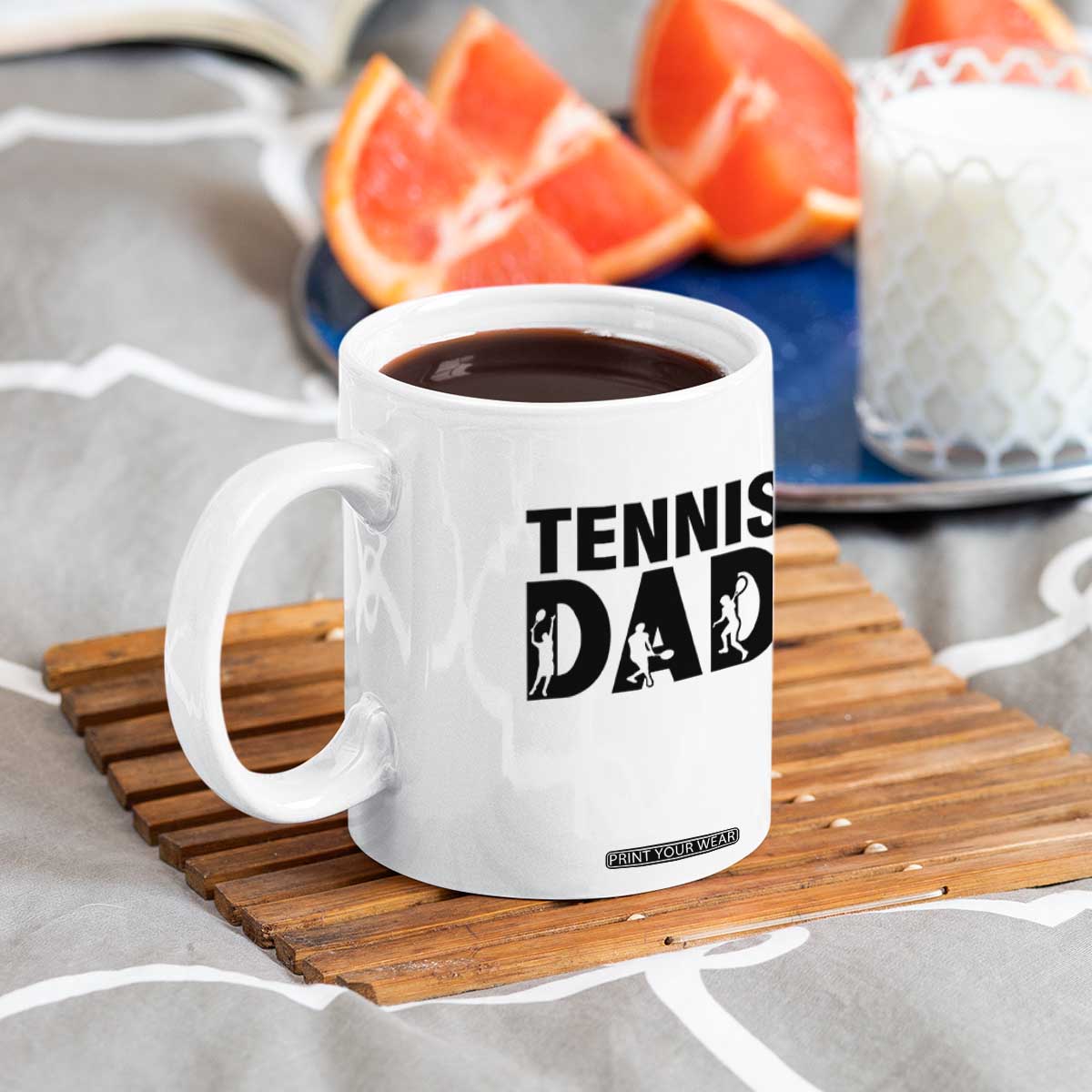 Funny Tennis Dad Life Coffee Mug Sport Lover Gift TS12 Print Your Wear