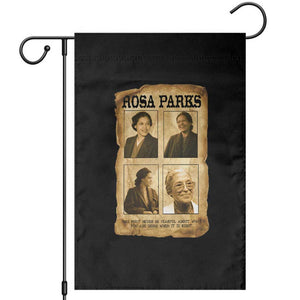Vintage Rosa Parks Garden Flag Courage And Justice Quote TS12 Black Print Your Wear
