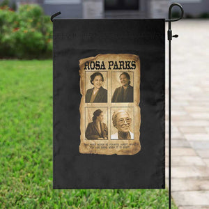Vintage Rosa Parks Garden Flag Courage And Justice Quote TS12 Print Your Wear