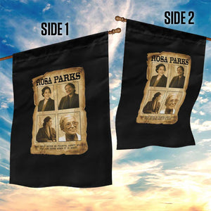 Vintage Rosa Parks Garden Flag Courage And Justice Quote TS12 Print Your Wear